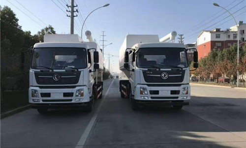 24立方東風(fēng)天錦散裝飼料運輸車 